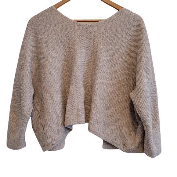 Brandy Melville cropped open cardigan beige small medium - Picture 4 of 14